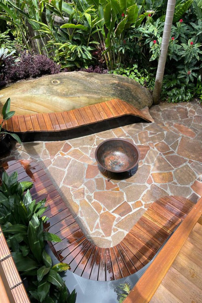 Mosman Sydney Fire Fit and Outdoor Backyard Renovation