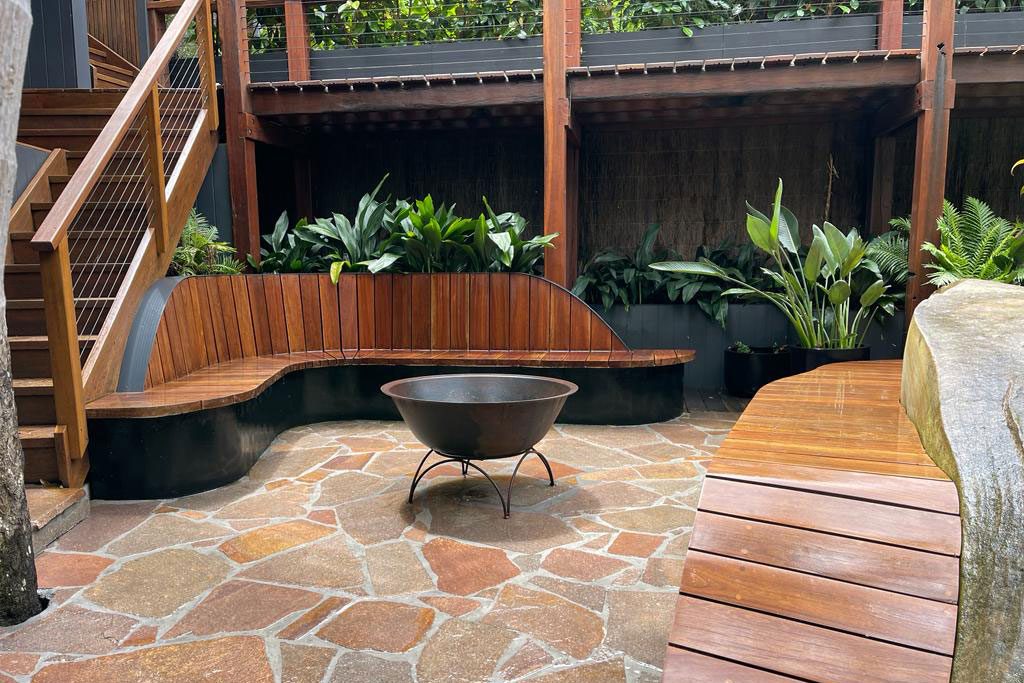 Mosman Sydney Fire Fit and Outdoor Backyard Renovation